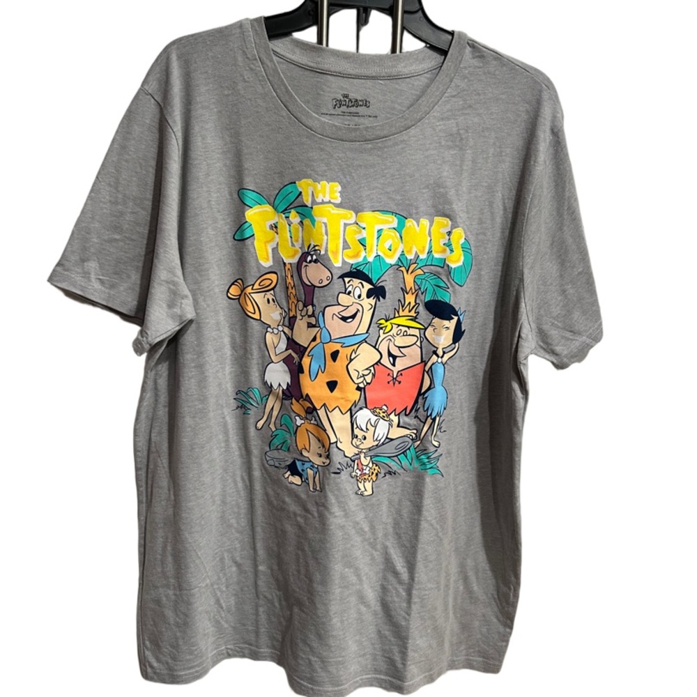 The Flintstones Gray Graphic Tee